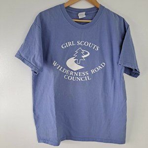 Girl Scouts Wilderness Road Council Lavender Purple Women's Adult T-shirt L